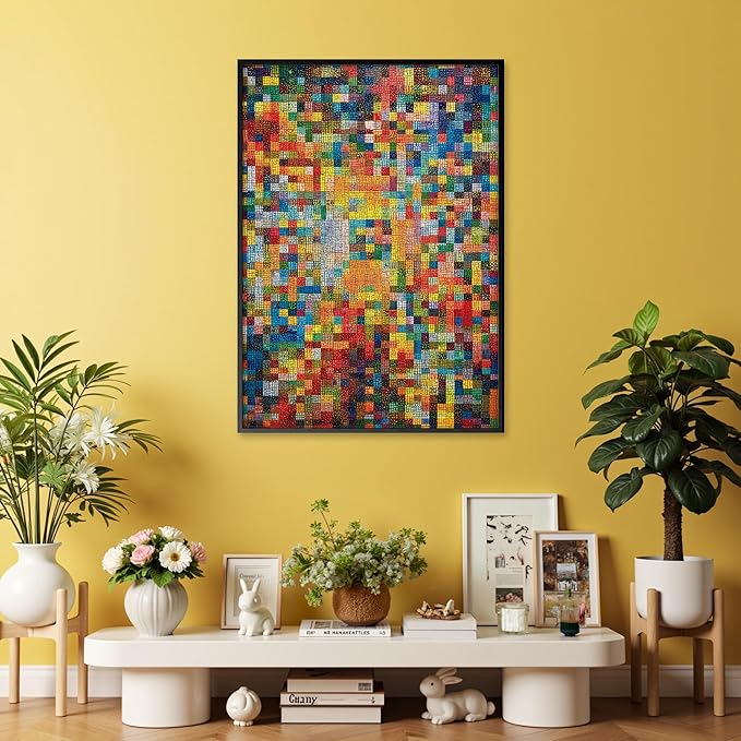 1000 Pieces Puzzle for Adults, Challenging Hard Fragments of Color Jigsaw Puzzles, Premium Matte Finish, 27.56 x 19.68 Inches, Perfect for Game Nights