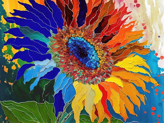 Lucky Puzzles – 500 Piece Jigsaw Puzzle for Adults | Sunflower Radiance | Floral Artwork | Moderate Difficulty