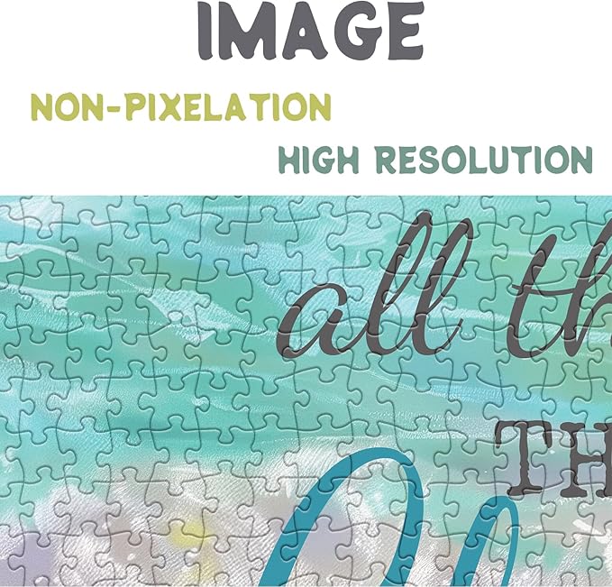 Beach Christian Turtle Puzzles for Adults 1000 Pieces, Religious Bible Catholic Jigsaw Puzzles, Nature Art Puzzles