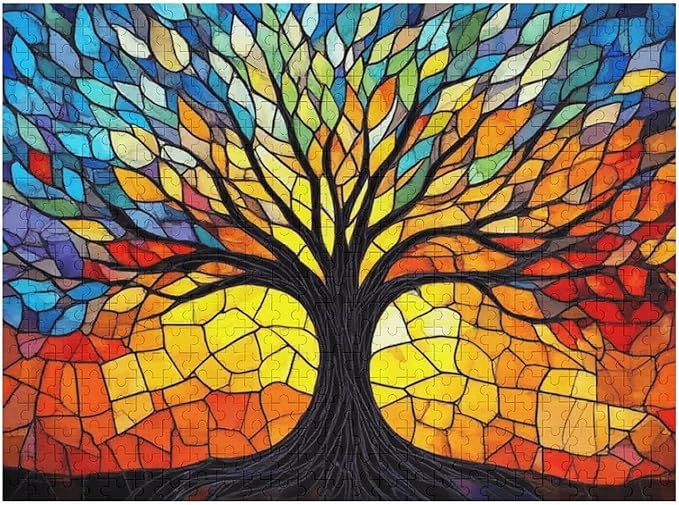 Tree of Life - 1000 Piece Jigsaw Puzzle for Adults - Challenging Puzzle Perfect for Game Nights - Finished Size is 20.5 x 15 -Gift for Christmas, Anniversary, Birthday,Family