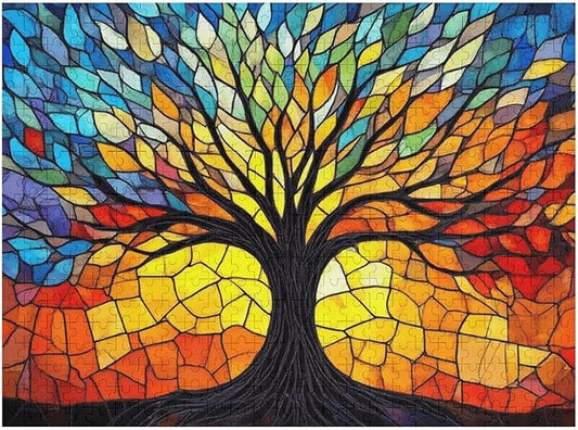 Tree of Life - 1000 Piece Jigsaw Puzzle for Adults - Challenging Puzzle Perfect for Game Nights - Finished Size is 20.5 x 15 -Gift for Christmas, Anniversary, Birthday,Family