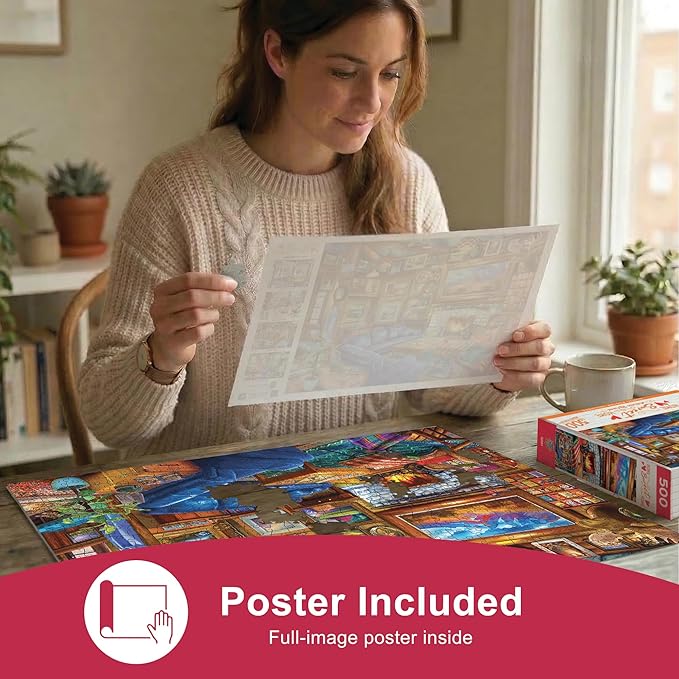 MasterPieces Home Sweet Home - Artistic Retreat 500 Piece Jigsaw Puzzle