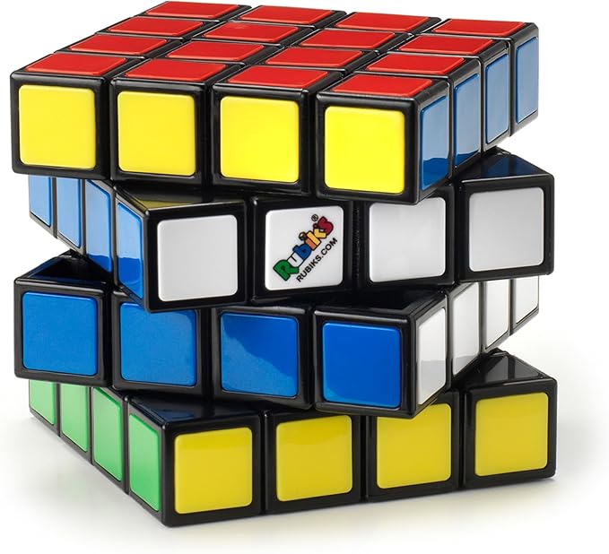 Rubik’s Cube, The Official 4x4 Rubik's Cube, Problem-Solving Brain Teaser, Classic Color-Matching Puzzle, Fidget Toy, Sensory Puzzle, Easter Basket Stuffer, for Ages 8 & Up