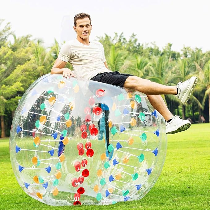 Bumper Bubble Soccer Balls for Teens/Adults, Body Zorb Ball Dia 4FT/5FT(1.2m/1.5m) 1 Pack