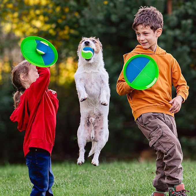 EVERICH TOY Upgraded Toss and Catch Ball Game Set, Easter Basket Stuffers Outdoor Games for Kids Toys, Beach Pool Toys Outside Family Yard Games Easter Gifts for Boys Girls 3 4 5 6 7 8-12 Years Old