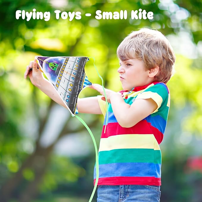 10 Pcs Mini Finger Launcher Kites Easy to Fly Slingshot Ejection Kites Flying Toys for Outdoor Park Backyard Beach Game Sports Party Favors