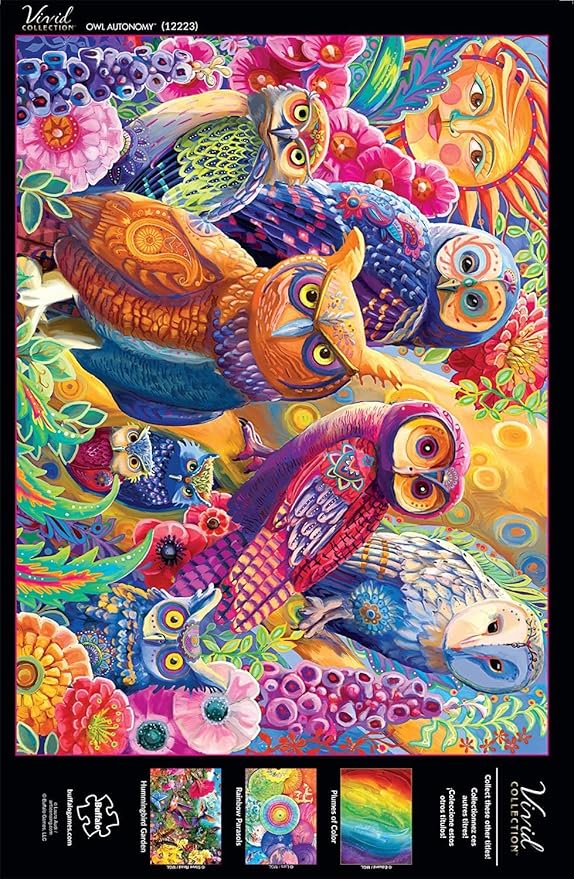 Buffalo Games - Laura Audi - Owl Autonomy - 1000 Piece Jigsaw Puzzle for Adults -Challenging Puzzle Perfect for Game Nights - Finished Size is 26.75 x 19.75
