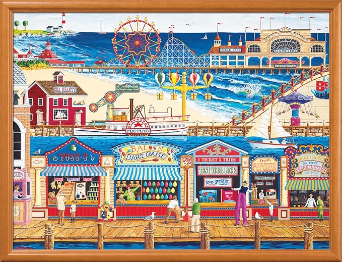 MasterPieces 400 Piece Jigsaw Puzzle For Adults, Family, Or Youth - Ocean Park - 18"x24"