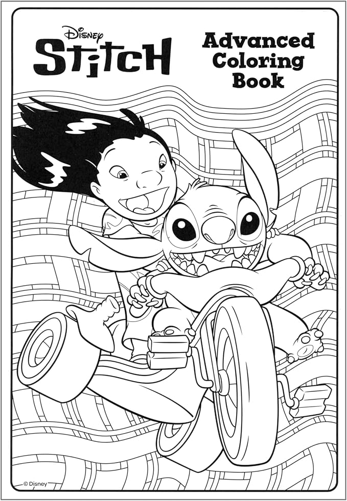 Bendon Lilo & Stitch Advanced Coloring Book with Lilo and Stitch Stickers, Coloring Book, and More