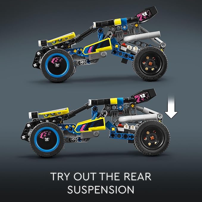 LEGO Technic Off-Road Race Buggy Toy Car - Building Set for Boys & Girls, Ages 8+ - Race Car W/Detailed Features - Gift for Birthdays - 42164