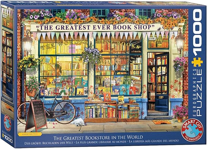 EuroGraphics (EURHR) The Greatest Bookstore in The World 1000Piece Puzzle 1000Piece Jigsaw Puzzle