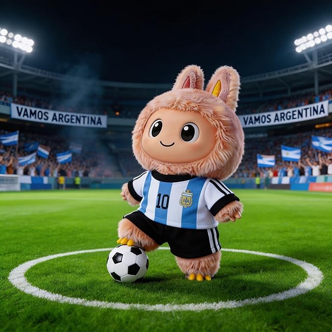 This Sports-Themed Basketball Football 3-piece Set is Suitable for a 17cm and Also for Other Dolls of the Same Size. 【 Key Point 】 Only Clothes, no Dolls. (NO.10 -Blue and White)