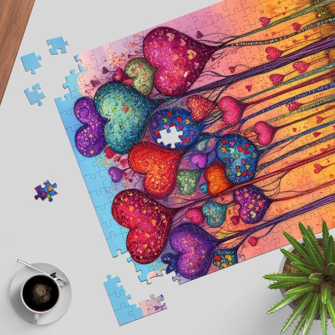 Tree of Love Jigsaw Puzzle, 1000 Piece Puzzle for Adults, Impossible Hard Difficult Challenging Puzzles for Adults 1000 Pieces, Home Decoration Puzzle, Interlock Perfectly No Dust