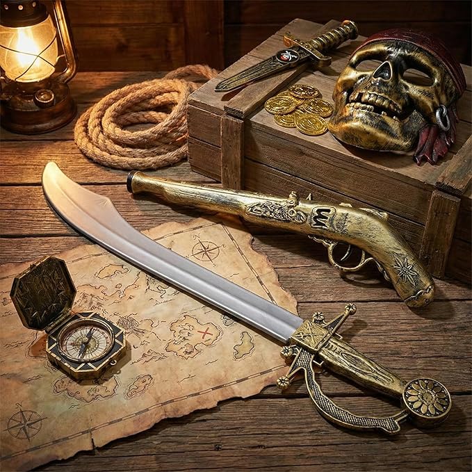 Rhode Island Novelty 5pc Pirate Pistol Set