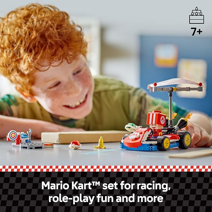LEGO Super Mario: Mario Kart Standard Kit - Collectible Toy Building Set for Kids, Boys and Girls, Ages 7+ - Nintendo Mario Kart Toy for Fans - Gift Idea for Birthdays - 72032