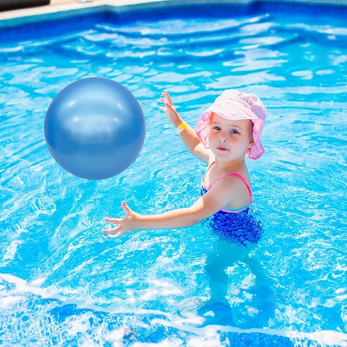 6 Pcs 6 Inch Inflatable Bouncy Balls, with 1 Hand Air Pump