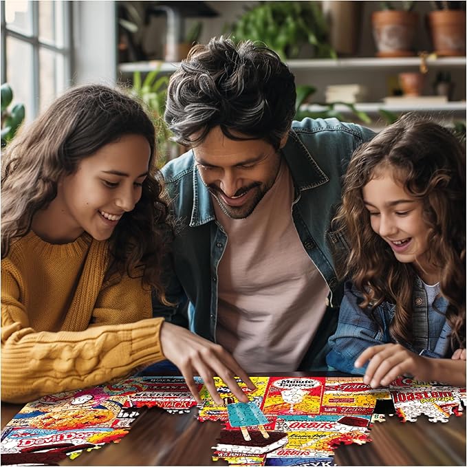 White Mountain Puzzles Things I Ate As A Kid Collage Puzzle - 1000 Piece Jigsaw Puzzle