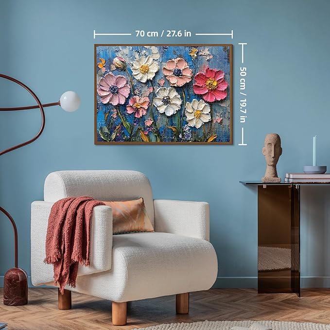 Jigsaw Puzzle 1000 Pieces Oil Painting Secret Garden Puzzle Romantic European Florals, 1000-Piece Collector’s Puzzle