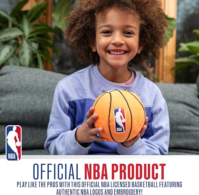 Franklin Sports MyFirst Soft Plush Sports Balls - Stuffed Plush Toy Basketball, Baseball + Football for Kids - NBA, MLB + NFL Indoor Soft Sports Balls - Fun Kids Toys + Room Decorations