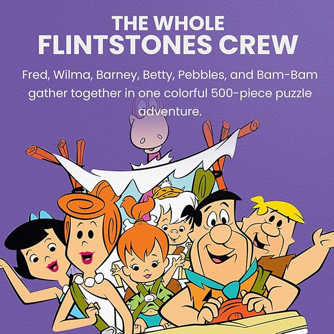 MasterPieces Hanna-Barbera Flintstones 500pc Puzzle