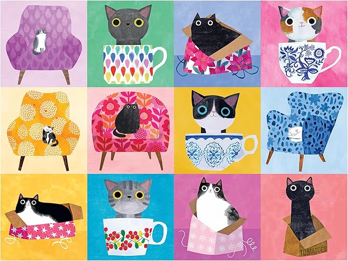 RoseArt - Planet Cat - Cats at Home - 300 Piece Jigsaw Puzzle for Adults