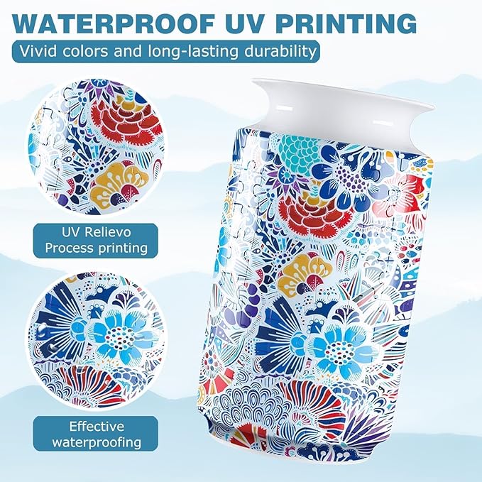 3D Puzzle Vase, 162 Curved Pieces DIY Flower Vase Craft Kit & 3D Puzzles for Adults, Creative Jigsaw Art Project Home Décor Centerpiece, (D-Blue Blossom)