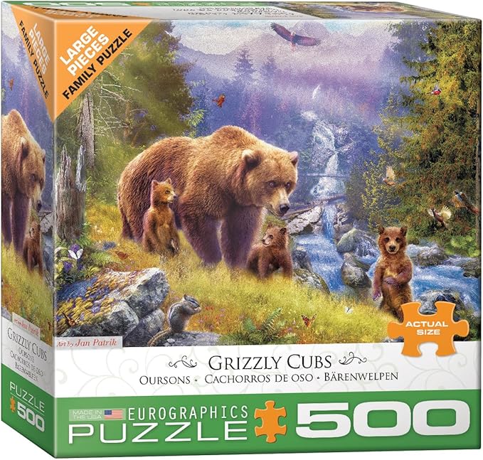 Grizzly Cubs by Jan Patrik