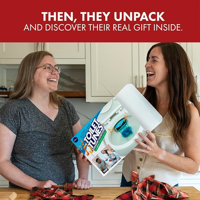 Prank-O Toilet Tunes – Funniest Prank Gift Box | Hilarious Empty Gag Gift for White Elephant & Christmas 2026 | Funny Gift Box for Coworkers, Friends & Men Who Have Everything, As Seen on Shark Tank