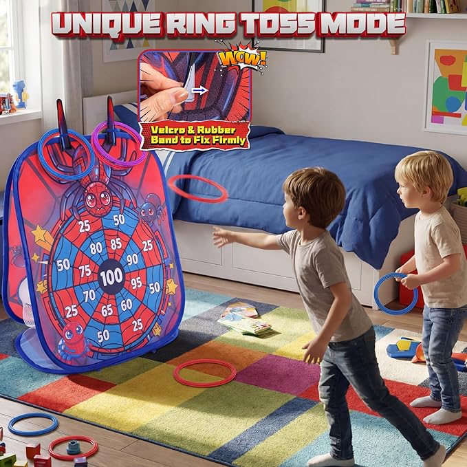 Bean Bag Toss Game for Kids - Cornhole Board Outdoor Toys for Toddlers -Party Activities Carnival Outside Yard Backyard Beach Lawn Games Toy for Kid Boys Girls Age 3 4 5 6 7 8 Year Old Birthday Gifts