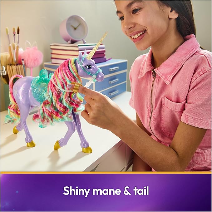 Unicorn Academy, Power of Friendship Wildstar with Translucent Saddle & Bridle, 11”, Dolls & Unicorn Toys for Girls Ages 4 and up