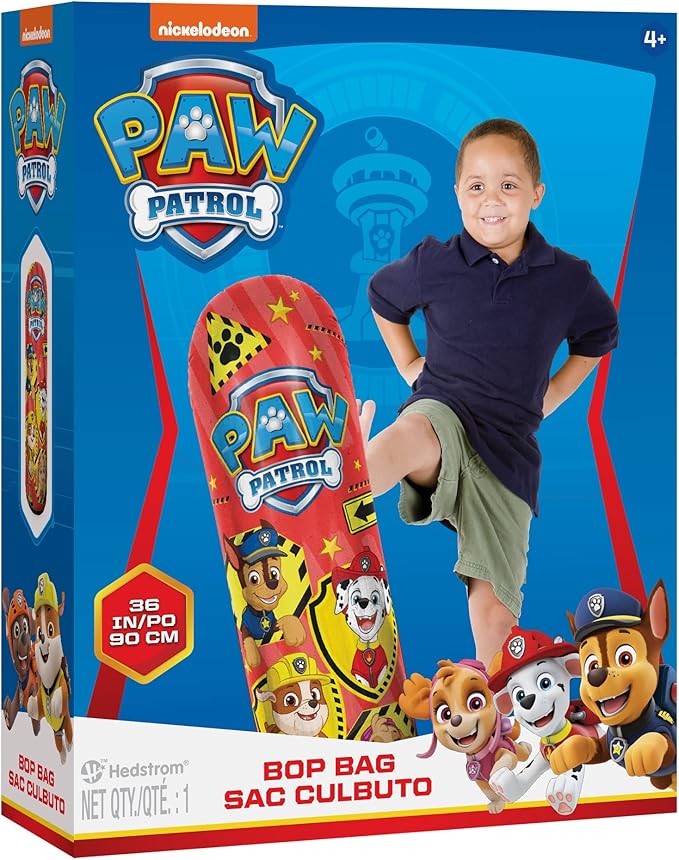 Hedstrom Nickelodeon Paw Patrol Bop Bag Inflatable Punching Bag, 36 Inch, (56-9108)