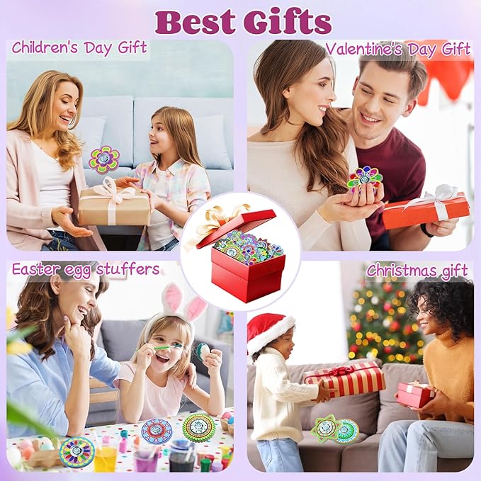 40 Pack Mini Fidget Toys for Spinner,Christmas Stocking Goodie Bag Stuffers Party Favors Gifts Sensory Toys for Kids Boys Girls Adults ADHD Stress Relief,Treasure Box Toy Classroom Prizes Supplies