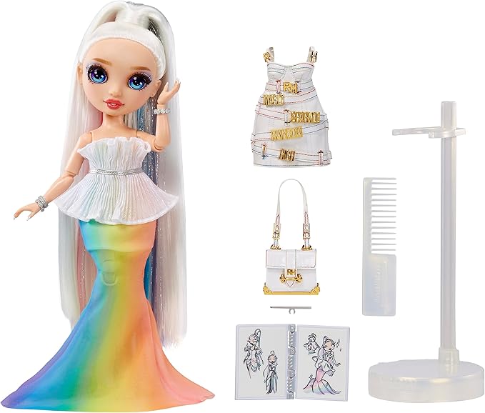 Rainbow High Fantastic Fashion Amaya Raine – Rainbow 11” Fashion Doll and Playset with 2 Complete Doll Outfits, and Fashion Play Accessories, Great Gift for Kids 4-12 Years Old