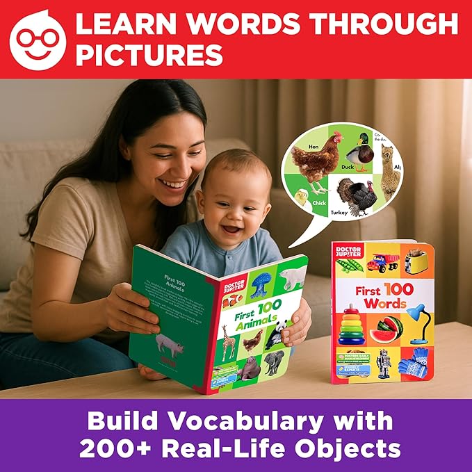 Doctor Jupiter My First Box of Learning | Toys for Toddlers Ages 1-2-3 | Toddler Learning & Educational Activities for 1+ Year Old Boys & Girls | Gift Ideas for Birthdays