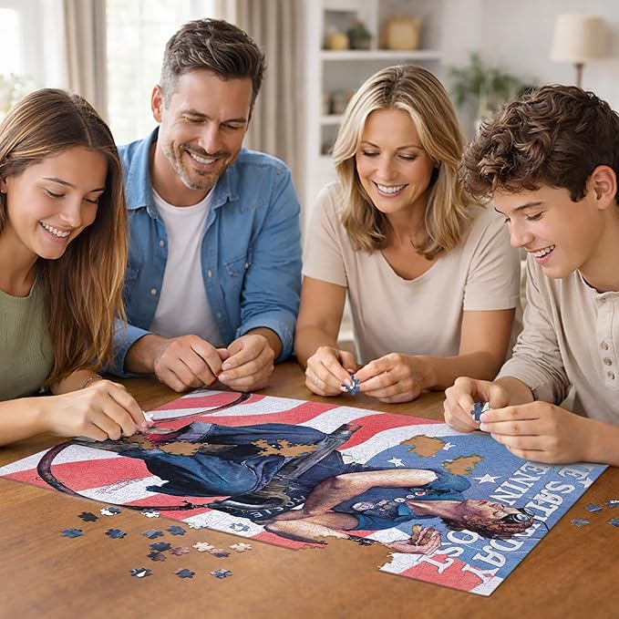 MasterPieces 1000 Piece Jigsaw Puzzle For Adults, Family, Or Youth - Rosie The Riveter - 19.25"x26.75"