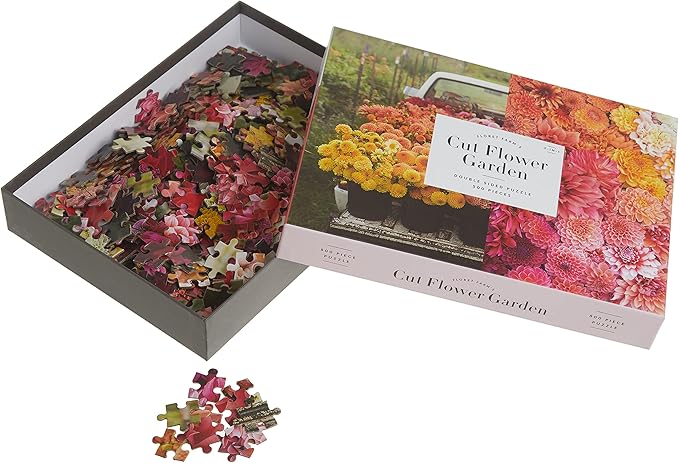 Galison, Puzzle Farms Cut Flower Garden 500 Piece