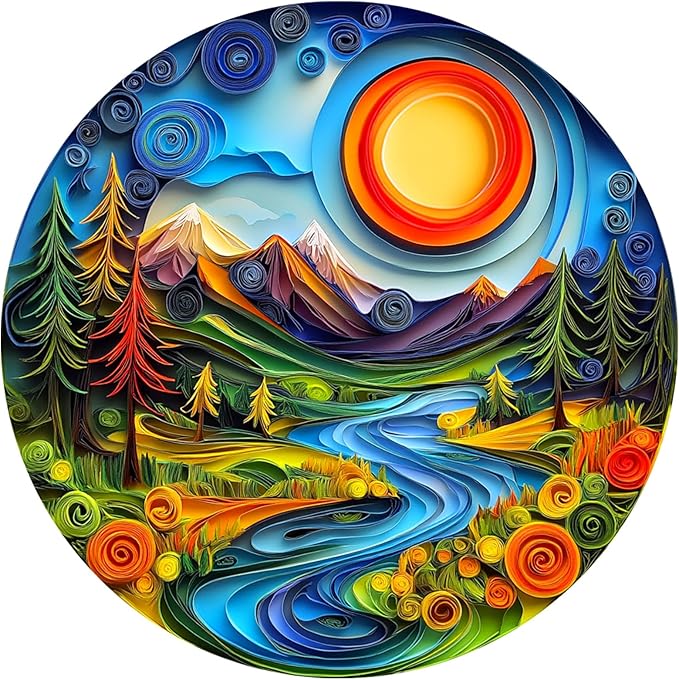 1000 Piece Puzzle for Adults - Canyon Sunrise Landscape Jigsaw Puzzles Paper - Brain Teaser Adult Puzzles - Christmas Birthday Gifts for Women/Men