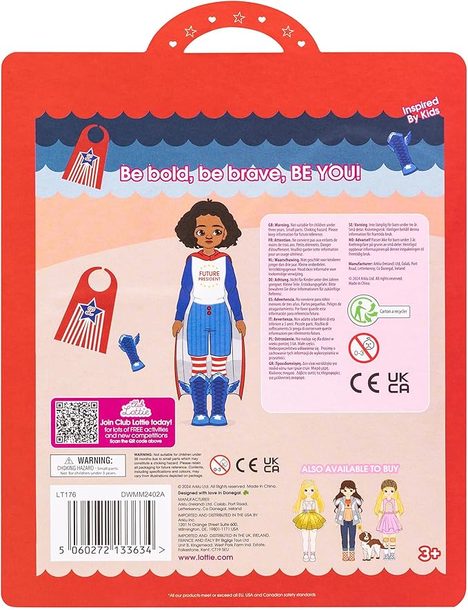 Lottie Future President Doll Outfit Set and Accessories