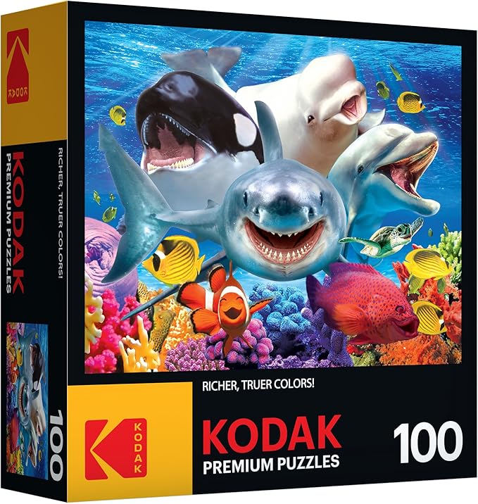 RoseArt - Kodak Premium - Ocean LOL - 100 Piece Jigsaw Puzzle for Adults