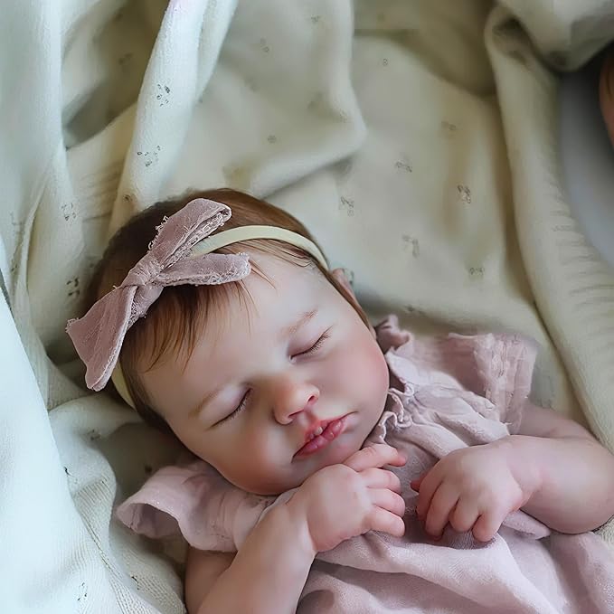 Zero Pam Reborn Baby Dolls-20 in Reborn Baby Dolls Silicone Full Body, Anatomically Correct Realistic Babys Doll, Full Silicone Real Life Newborn Doll (Modern)