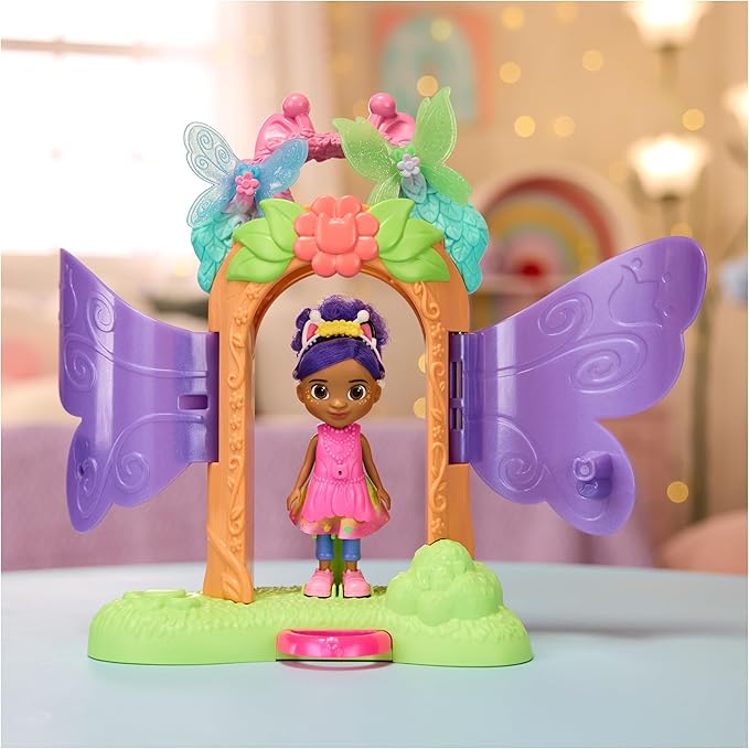 Gabby's Dollhouse Fairylandia, Fairy Magic Reveal Playset with Transforming Feature and Dollhouse Accessories, Kids Toys for Girls & Boys Ages 3 and Up