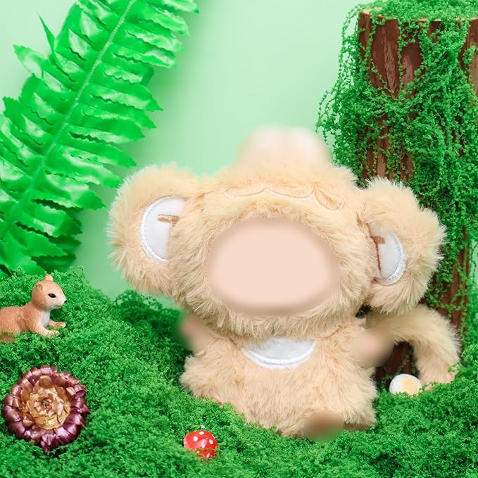 Clothes for labubu 17cm Accessories Suit Cute Clothes for Doll Dress up Animal Style Outfits (NO Doll)（Monkey）