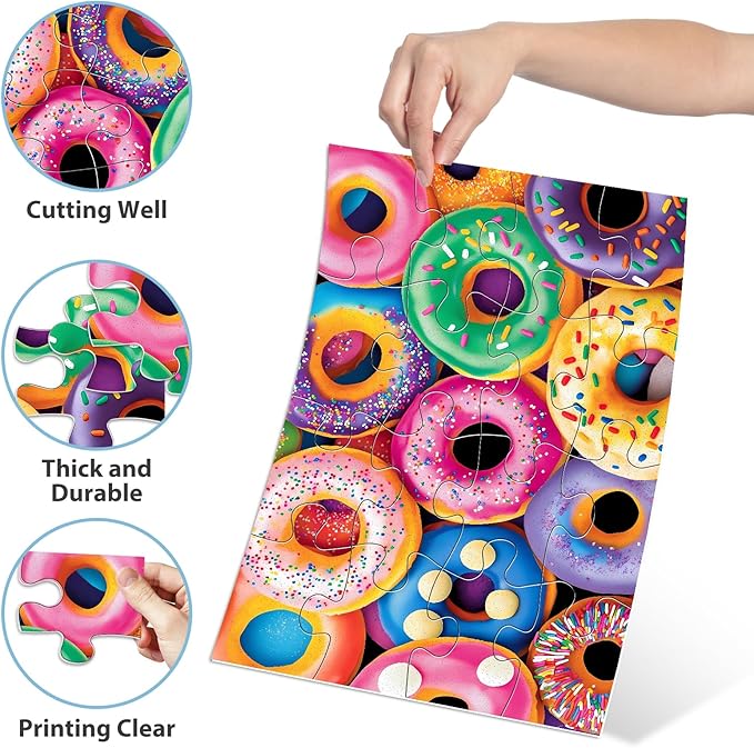 6 Packs 16 Large Piece Puzzle for Seniors Dementia Alzheimer's Products Activities for Elderly Adults, Horse Cat Easy Puzzle Alzheimer’s Cognitive Game Gift for Patient in Nursing Home
