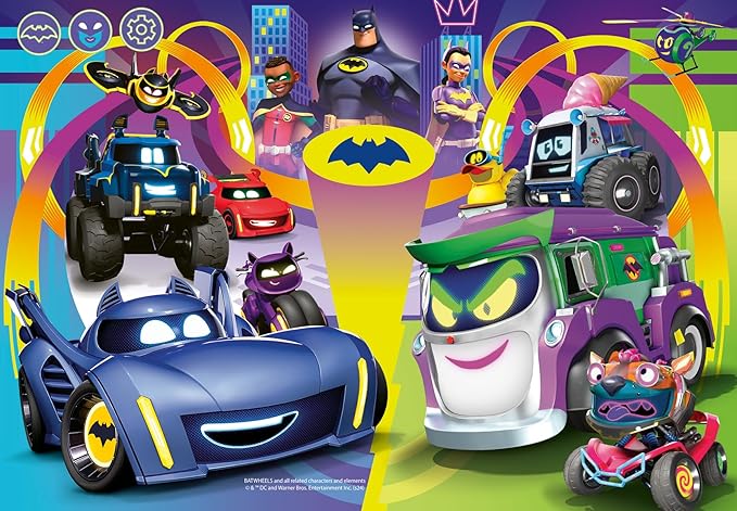 Ravensburger Batwheels 2x24 Piece Jigsaw Puzzle for Kids - Every Piece is Unique, Pieces Fit Together Perfectly