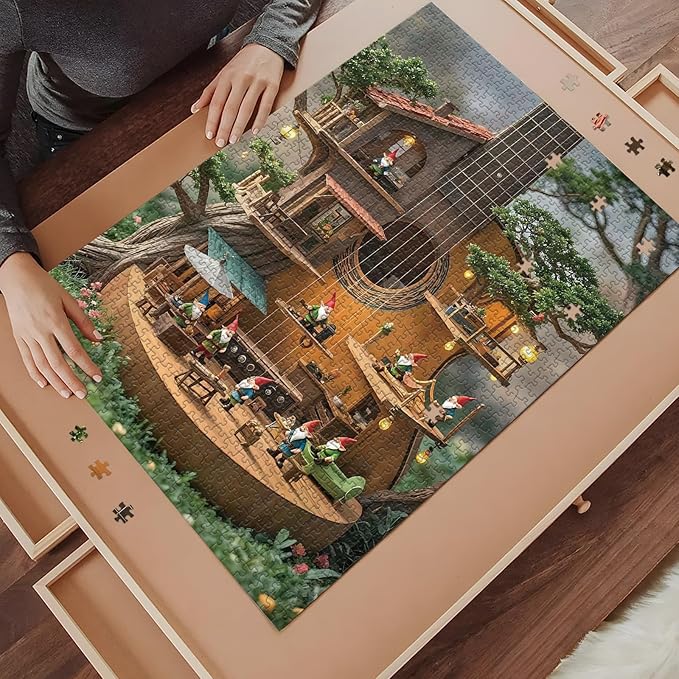 Puzzles for Adults 1000 Pieces Jigsaw Puzzles with Letters on Back Impossible Challenging Puzzle Gifts for Women Men (27.56x19.7 Inch)