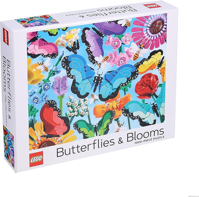LEGO® Butterfly & Blooms 1000-Piece Jigsaw Puzzle