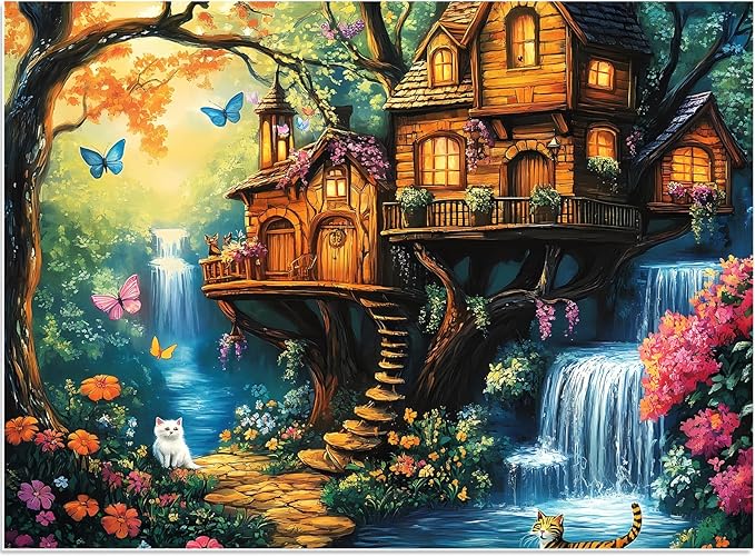 Puzzles for Adults 500 Pieces, Nature Jigsaw Puzzles 500 Piece for Adults Seniors, Challenging Puzzle Perfect for Game Nights, Great Gift for Jigsaw Puzzle Lovers, Size: 20.5" x 15"
