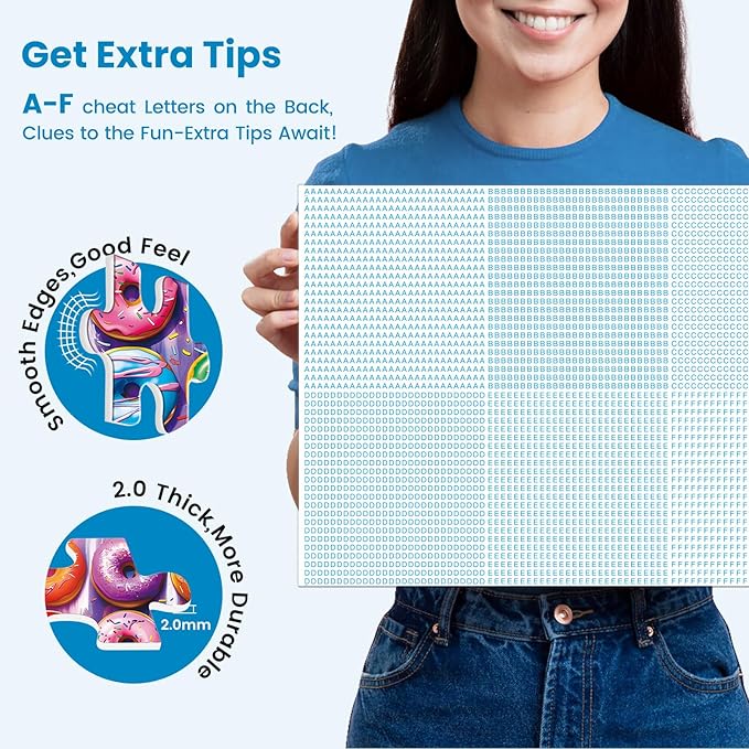 500 Pieces Puzzles for Adults–Colorful Donuts Puzzle for Adults Elderly–Recycled Paper Jigsaw Puzzle 500 Pieces–Glossy, Sturdy Pieces Challenging Family Game Great Gift Idea (20.5x15in)