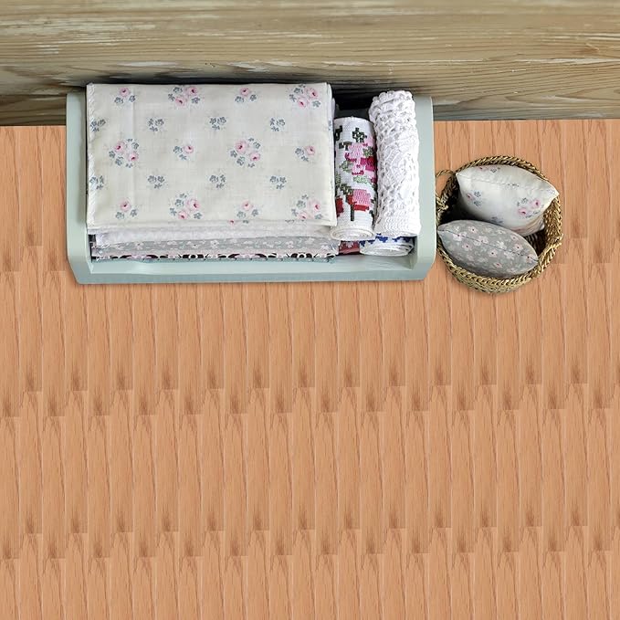 Toyvian Miniature Dollhouse Flooring 1 12 Scale DIY Floorboards with Realistic Grain Panels for Tiny Doll House Accessories and Craft Decoration