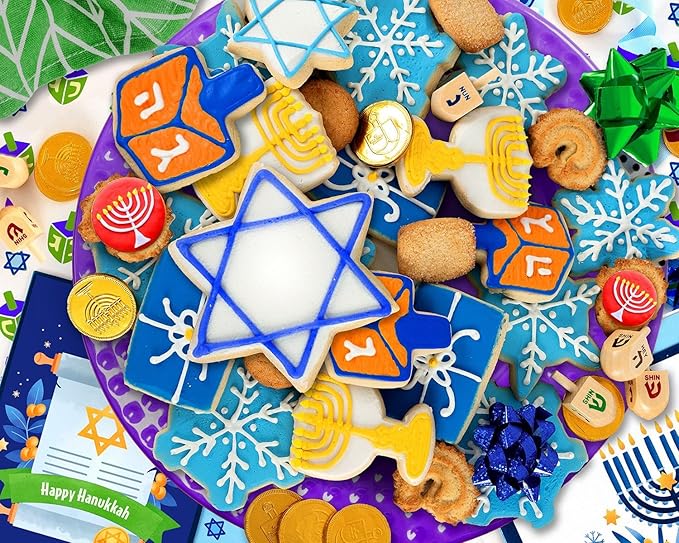 Springbok Hanukkah Cookies 500 Piece Jigsaw Puzzle for Adults and Family - Unique Cut Pieces - Made in USA